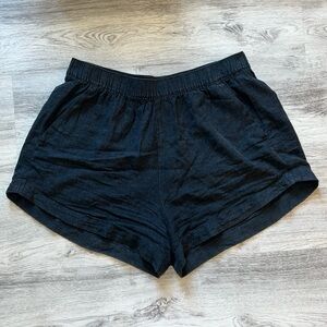 Patagonia ✨ Charcoal Gray Linen Shorts Sz L